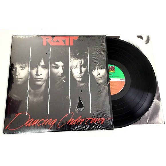 RATT - DANCING UNDERCOVER (1986) - ROCK LP *IN SHRINK*